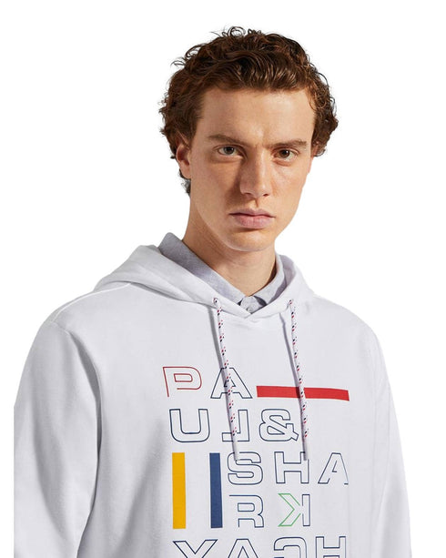 Felpa Uomo Yachting cotone stretch Bianco Paul & Shark- Francavilla Moda